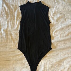 Black Sleeveless bodysuit